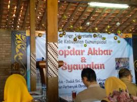 Acara Halal Bihalal Forum Silaturrahmi Sekdes Gunungkidul