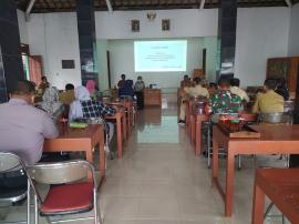 RAPAT DPMKP2KB DI KALURAHAN NGORO-ORO